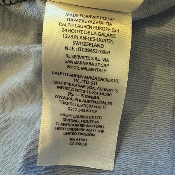 Polo Ralph Lauren Classic-Fit Oversized Logo T-Shirt Cruise Navy Multi, Sz XL - Picture 10 of 12